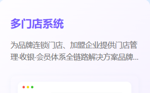 多门店系统使用手册